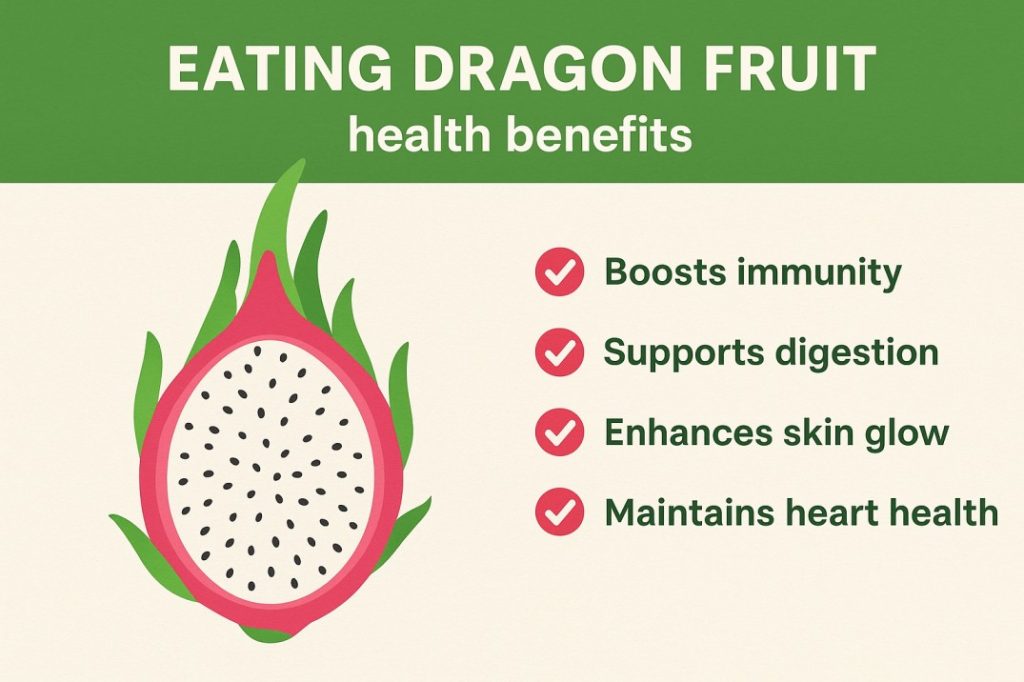 "Eating Dragon Fruit health benefits "